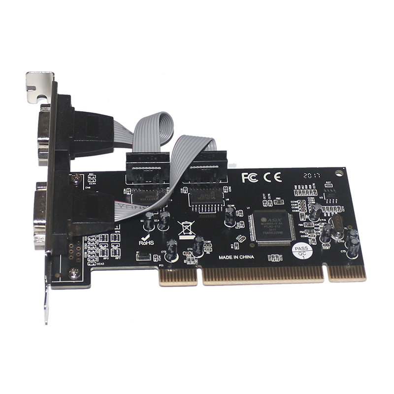 2-port RS232 PCI DB9-pin high-speed multi serial port card OX-MSC512