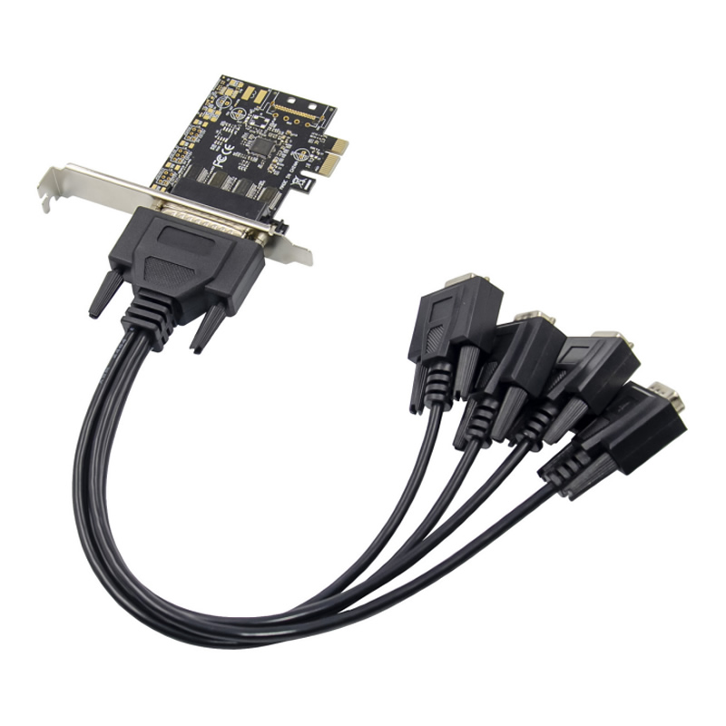 4-port RS232 PCI-E high-speed multi serial port card OX-MSC614