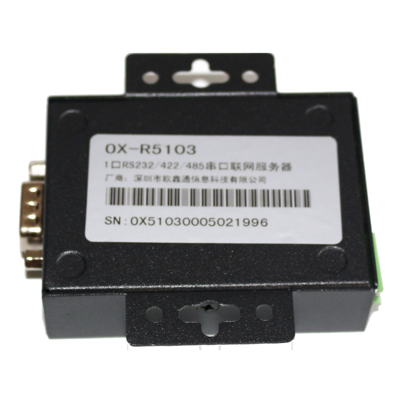 1-port RS232/RS485/RS422 serial server OX-R5103