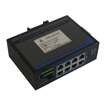 1光8電百兆工業(yè)級以太網交換機 OX-209-1S8T-SC20