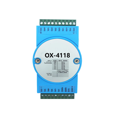 歐鑫通工業(yè)級16位A/D 8通道熱電偶輸入模塊 OX-4118