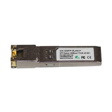 Industrial grade gigabit SFP electrical port fiber optic module OX-GSFP-RJ45-F