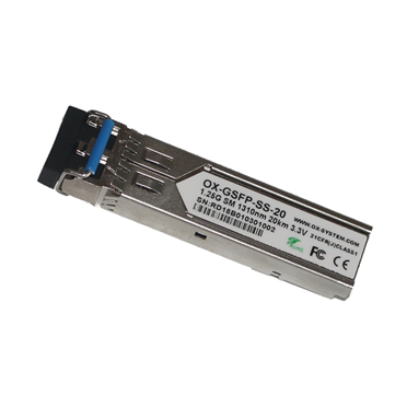 Industrial grade gigabit SFP single-mode fiber module OX-GSFP-SS-20
